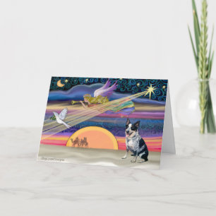 Kerstster - Australian Cattle Dog Feestdagen Kaart