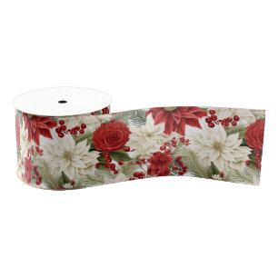 Kerstster – Bloemschikken voor de feestdagen Grosgrain Lint