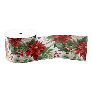 Kerstster – Bloemschikken voor de feestdagen Grosgrain Lint