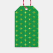 kerstster cadeaulabel (Achterkant)