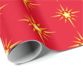 kerstster cadeaupapier (Rol Hoek)