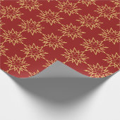 kerstster cadeaupapier (Hoek)