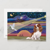 Kerstster - Cavalier (Blenheim) Feestdagenkaart (Voorkant / Achterkant)