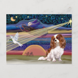 Kerstster - Cavalier (Blenheim) Feestdagenkaart