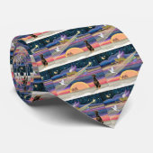 Kerstster - Doberman (natuurlijk) Stropdas (Opgerold)