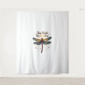 Kerstster Dragonfly Wandkleed (Voorkant)