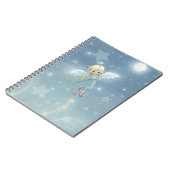 Kerstster engel vakantienotitieboek notitieboek (Linkerzijde)