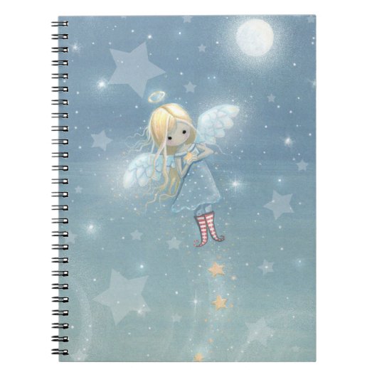 Kerstster engel vakantienotitieboek notitieboek (Voorkant)