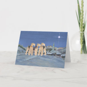 Kerstster Feestdagen Kaart