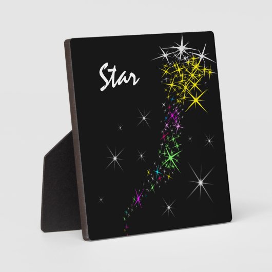 kerstster fotoplaat (Voorkant)