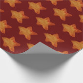 Kerstster Gengercake Cadeaupapier (Hoek)