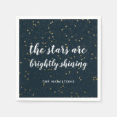 kerstster | helder schijnend servet (Voorkant)