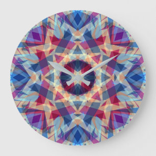 Kerstster Jolly Blue Fun Paarse Heldergeel Grote Klok