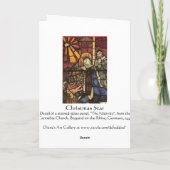 Kerstster - Kaart (Achterkant)