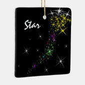 kerstster keramisch ornament (Rechts)