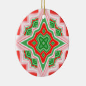 kerstster keramisch ornament (Rechts)
