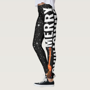 Kerstster Marac en Cuatro (bewerkbaar) Leggings
