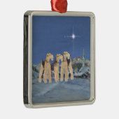 kerstster metalen ornament (Rechts)