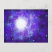 Kerstster Modern Abstracte kunst Budget Feestdagenkaart (Voorkant)