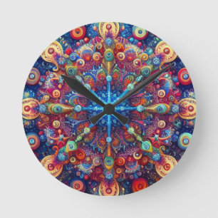 KERSTSTER RONDE KLOK