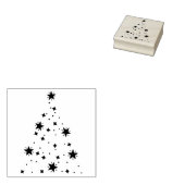 Kerstster Stamp Stamp Rubberstempel (Gestempeld)