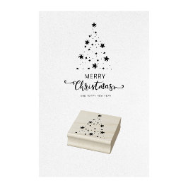 Kerstster Stamp Stamp Rubberstempel