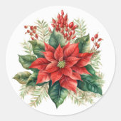 Kerstster Stickers (Voorkant)