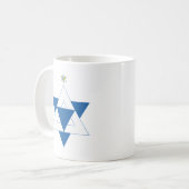 Kerstster van David Koffiemok (Voorkant links)