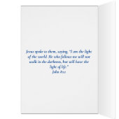 Kerstster van het Christelijke Bijbelcitaat van Wo (Binnen (Links))