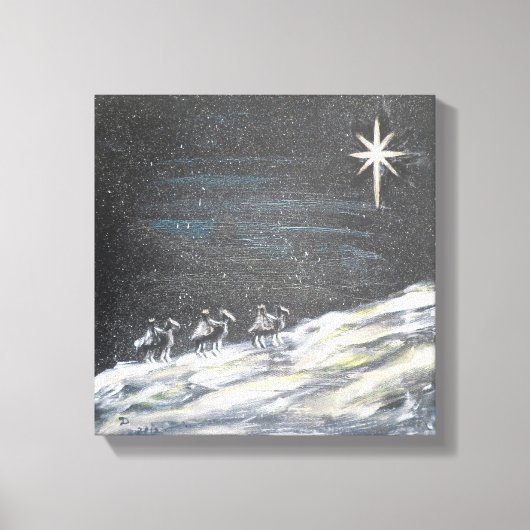 Kerststercanvas afdrukken (Voorkant)