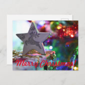 Kerststerren briefkaart (Voorkant / Achterkant)