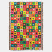 kerststerren deken (Voorkant Verticaal)