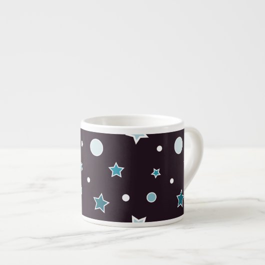 Kerststerren Espresso Kop (Voorkant rechts)