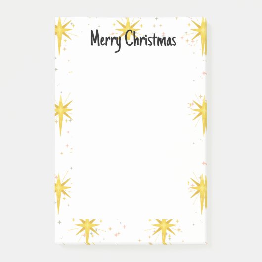 Kerststerren Post-it® Notes (Voorkant)