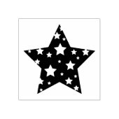 Kerststerstempel Rubberstempel (Afrduk)