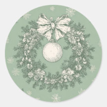 Kerststicker Groen