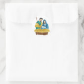 Kerststicker Ronde Sticker (Tas)