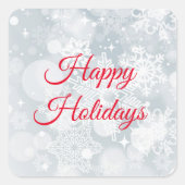 Kerststickers Vierkante Sticker (Voorkant)