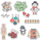Kerststickerset Sticker (Voorkant)