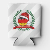 kerststijl Duitse vlag Blikjeskoeler (Voorkant)