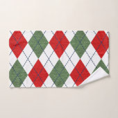 kerststijl in feestkleuren handdoek (Handdoek)