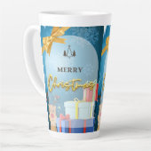 kerststijl latte mok (Linkerhoek)