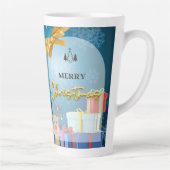 kerststijl latte mok (Rechts)