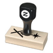 kerststijl 	rubberstempel (Stempel)