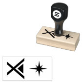 kerststijl 	rubberstempel (Gestempeld)