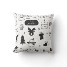 Kerststijl zwart en wit