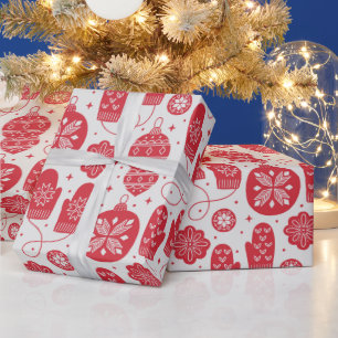 Kerststijlpatroon Cadeaupapier