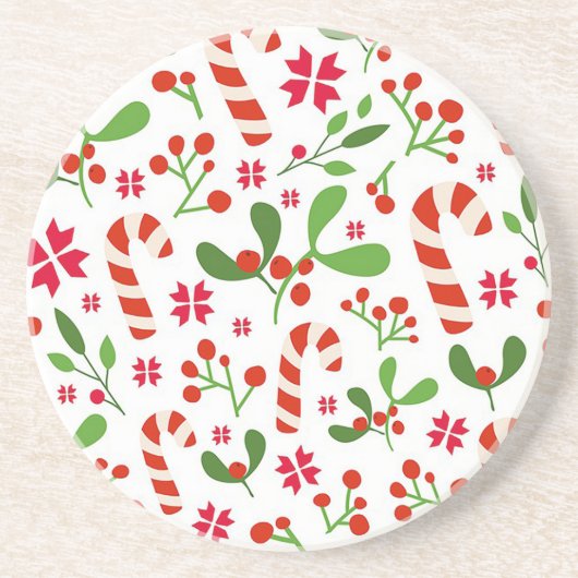 Kerststokje Kerststenen Onderzetter (Voorkant)