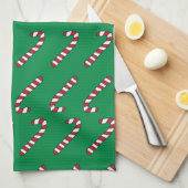 Kerststokjes handdoek (Quarter Fold)