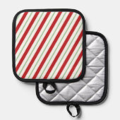 Kerststokjes Strepen Kerst Pot Houder (Voorkant / Achterkant)